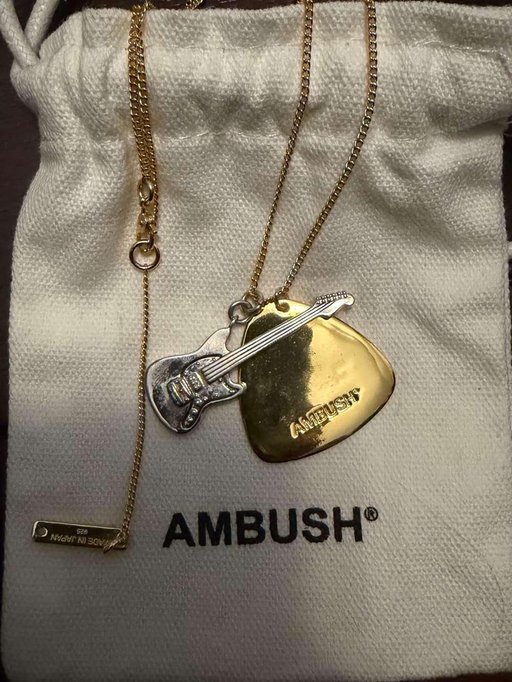 AMBUSH made in Japan / very cool designs… Music Pendant Silver&goldtone